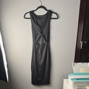 Chic Black Backless Dress